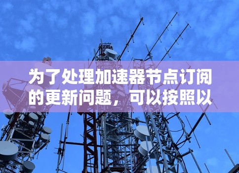 为了处理加速器节点订阅的更新问题，可以按照以下步骤进行