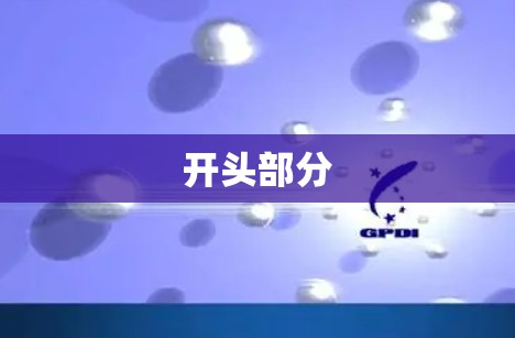 开头部分 开头部分