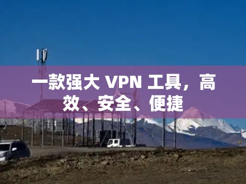 一款强大 VPN 工具，高效、安全、便捷