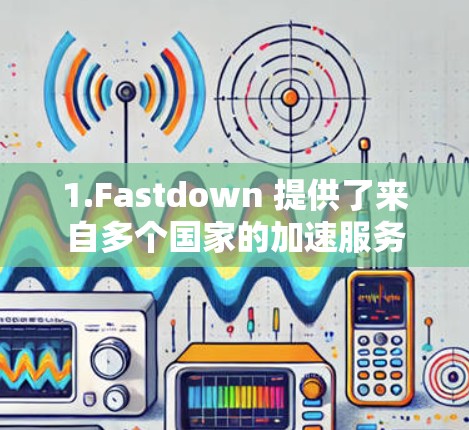1.Fastdown 提供了来自多个国家的加速服务