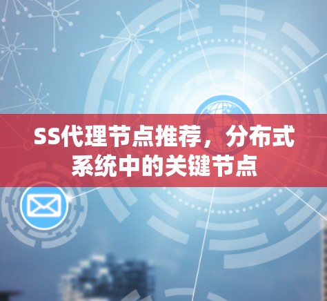 SS代理节点推荐，分布式系统中的关键节点