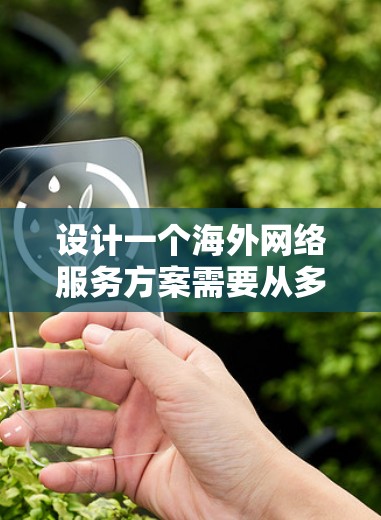 设计一个海外网络服务方案需要从多个角度进行全面考虑，以下是一个清晰的结构化方案
