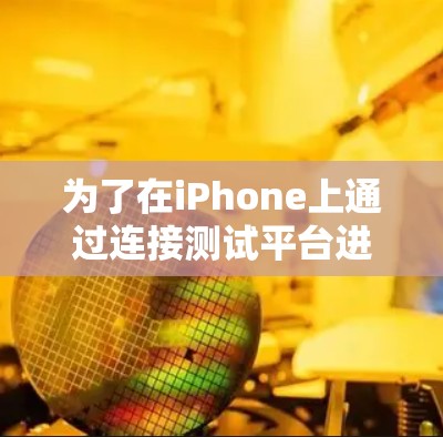 为了在iPhone上通过连接测试平台进行测试，您可以按照以下步骤进行