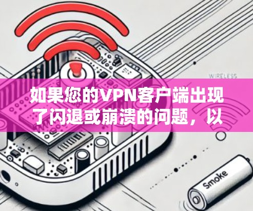 如果您的VPN客户端出现了闪退或崩溃的问题，以下是一些常见的解决方法