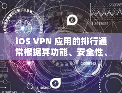 iOS VPN 应用的排行通常根据其功能、安全性、适用场景以及用户体验等方面进行排序。以下是一些常见的iOS VPN 应用及其排名，基于以下因素